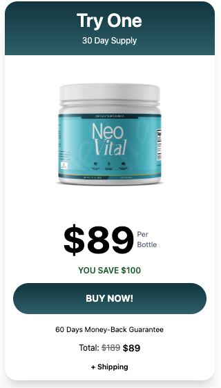 NeoVital 1 bottle package